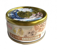 懷石 吞拿魚+白飯魚慕絲-化毛球 80g (K510)