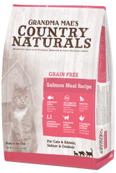 Country Naturals 無穀物 三文魚 低敏感配方 全貓糧 6磅 (紅袋)