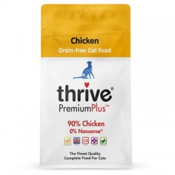 Thrive 脆樂芙 PremiumPlus 90%無激素走地雞 無穀物貓糧  1.5kg (黃色)
