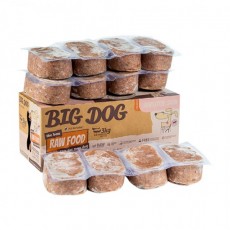 ＜本月優惠＞ Big Dog 急凍生肉狗糧 Sensitive Skin 皮膚護理配方 3kg (12件) x2盒優惠