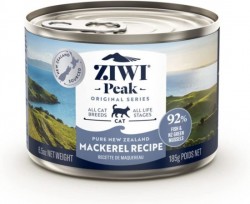 ZiwiPeak 巔峰 鮮肉貓罐頭 - 鯖魚配方 185g 到期日: 2/2025