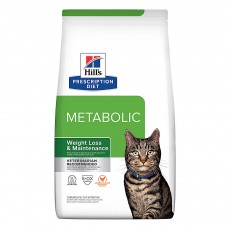 複製 [凡購買處方用品, 訂單滿$500或以上可享免費送貨] Hill's Metabolic 體重管理 獸醫配方 貓乾糧 4磅