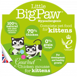 Little Big Paw 傳統雞肉 幼貓餐盒 mousse 85g x原盒8個優惠
