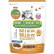 Aixia Miaw Miaw 老貓乾糧 鰹魚味 (腎臟尿道維持) (MMDM-6) 580g