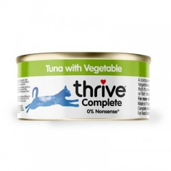 Thrive 脆樂芙 Complete 吞拿魚 + 蔬菜天然貓罐頭, 75克  到期日: 12/2026