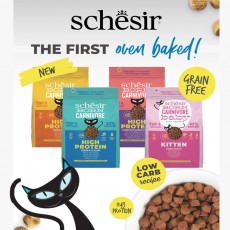 ✨試食價✨ Schesir Dry Born 天生食肉動物 高蛋白 貓糧 255g (共兩件) 到期日: 12/2025