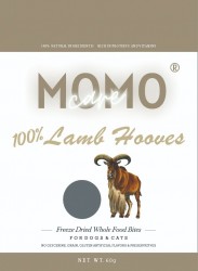 MOMOCARE  冷凍脫水貓狗小食 草原隻羊蹄片 (Lamb Hooves) 60g 