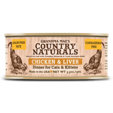 Country Naturals 無穀物 雞肉嫩肝醬煮配方 貓罐頭 5.5oz
