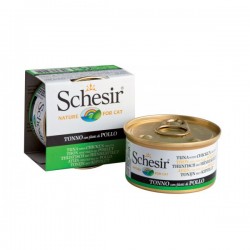 Schesir 啫喱系列 (137/01064012) 吞拿魚+雞肉絲飯 貓罐頭 85g