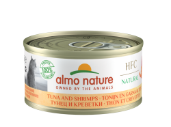 Almo Nature HFC Natural 吞拿魚+鮮蝦 (9023) 貓罐頭 70g 