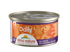 ＜購買正價貨品滿$300~可以優惠價$5換購＞ Almo Nature Daily 兔肉慕絲 (Rabbit Mousse) 貓罐頭 85g (157) 到期日: 12/2025