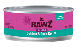 RAWZ 雞胸肉絲+鴨肉絲 主食罐 85g x 24罐 原箱優惠