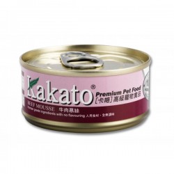 Kakato 卡格 牛肉慕絲 Beef Mousse 貓狗罐頭 70g x 48罐 原箱優惠 (705)