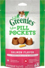 Greenies pill pockets 餵藥輔助貓小食 - 三文魚 到期日: 13/9/2023