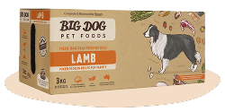 Big Dog 急凍生肉狗糧 標準系列 - Lamb 羊肉配方 3kg (12件) 