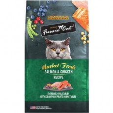 Fussie Cat  高竇貓 無穀物 雞肉+三文魚配方 (綠) 10lb