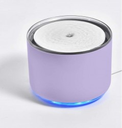 Miiibo Drink Mini 無線供電貓咪飲水機 (紫色) 1.7L