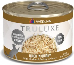 【購買正價貨品滿$300/$800可換購】　　　 WeRuVa 尊貴系列 Quick 'N Quirky 無骨及去皮雞胸肉 火雞及雞湯 貓罐頭 170g 到期: 05/2023