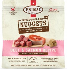 Primal (原始) – 牛+三文魚配方 貓用冷凍脫水糧 14oz