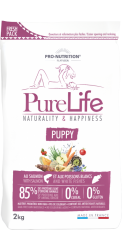 Pure Life 無穀物 幼犬粴 三文魚和白魚 2kg