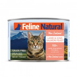 F9 Feline Natural Lamb and King Salmon 羊肉及三文魚 貓罐 170g