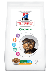 [凡購買處方用品, 訂單滿$500或以上可享免費送貨]　　Hill's Prescription Diet Vet Essentials GROWTH Mini Puppy 獸醫保健犬乾糧  <1 (小型犬) 幼犬處方狗糧 2kg