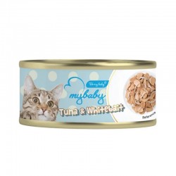 Be My Baby 吞拿魚+白飯魚 (Tuna & Whitebait) 貓罐頭 85g x 24罐 原箱優惠  (A10)