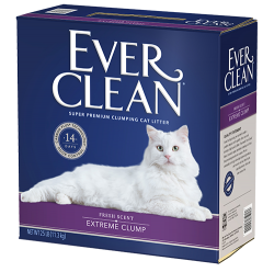Ever Clean 貓砂 特強清香僻味配方 (有香味) (深紫帶) 25磅  x 4盒優惠
