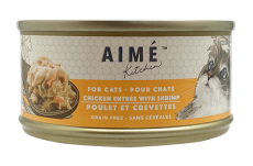 <<限定優惠>> Aimé Kitchen 無穀物 Chicken with Shrimp 雞肉配蝦仁 主食貓罐頭 85g 