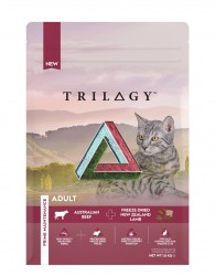 Trilogy 澳洲牛肉配方＋紐西蘭羊肺凍乾 無穀成貓糧 1.8kg (紅)