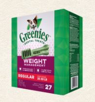 Greenies 潔齒骨 體重管理系列 - 標準犬 27oz (27支/包)
