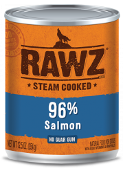 【購買正價貨品滿$300/$800可換購】　　　 Rawz 96% Salmon Pate 三文魚全犬罐頭 354g  到期日: 12/2022