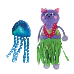 KONG Tropics Hula 2-pack Cat Toy 貓貓熱帶草裙舞貓草套裝玩具 (CT62)